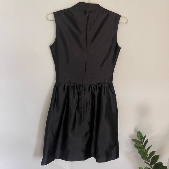L’ECOLE DES FEMMES Black High Neck Dress Size Small - Picture 3 of 7